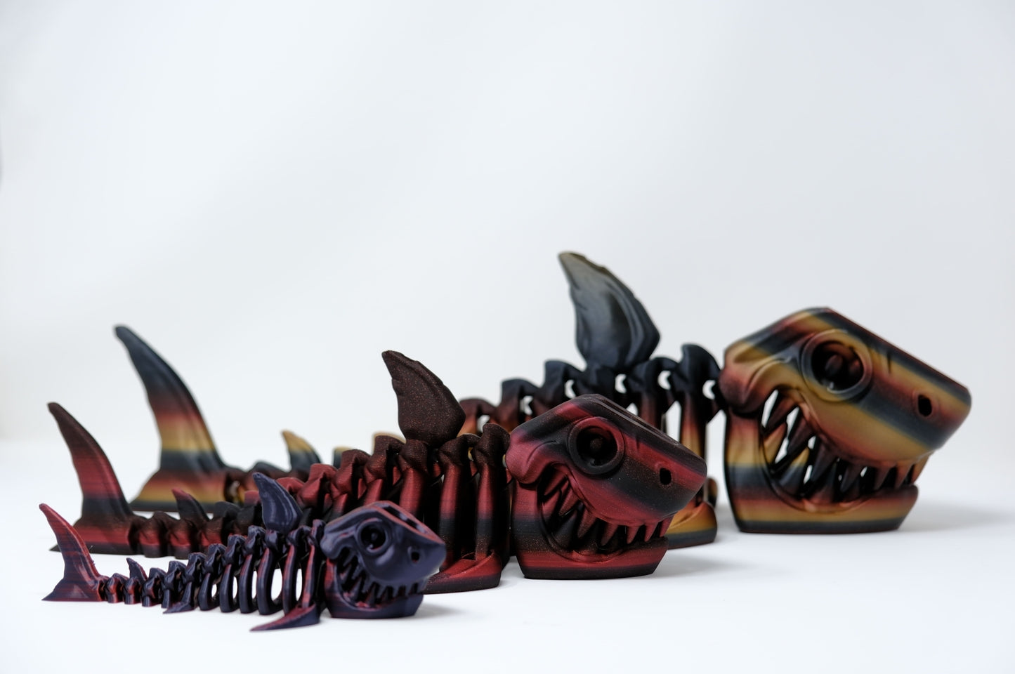 Flexi Skeleton Shark - Articulated Flexi, Flexi Factory