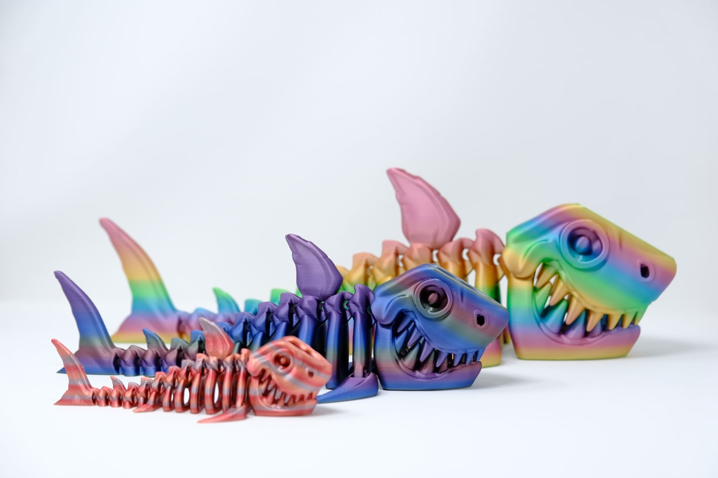 Flexi Skeleton Shark - Articulated Flexi, Flexi Factory