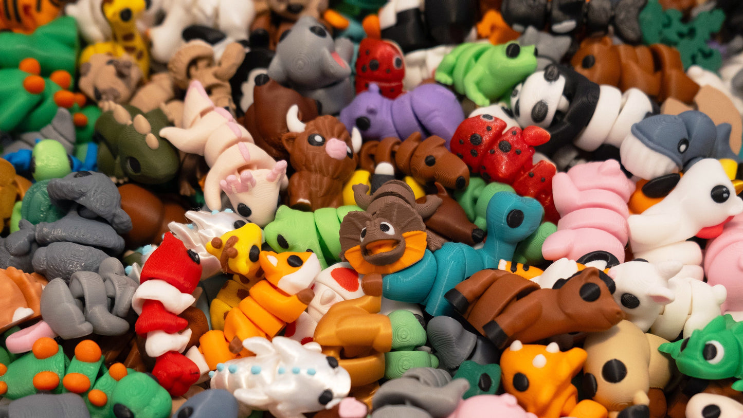 Mini Animals - Micro Minis | Pick Your Own | Articulated Fidget Toys