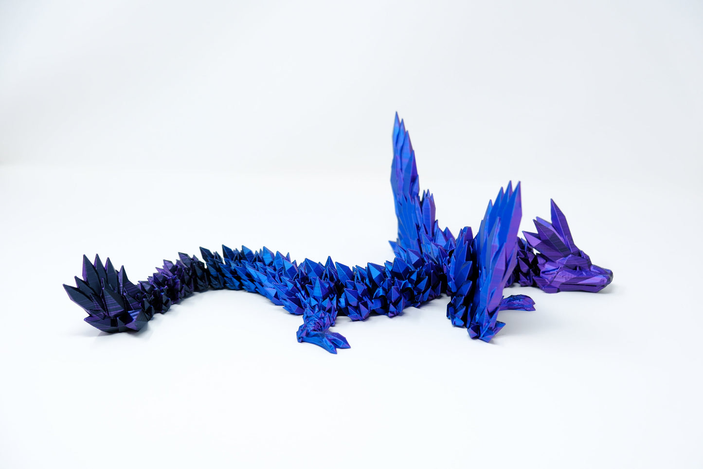 Winged Crystal Dragon - Articulating Flexi, Cinderwing3D