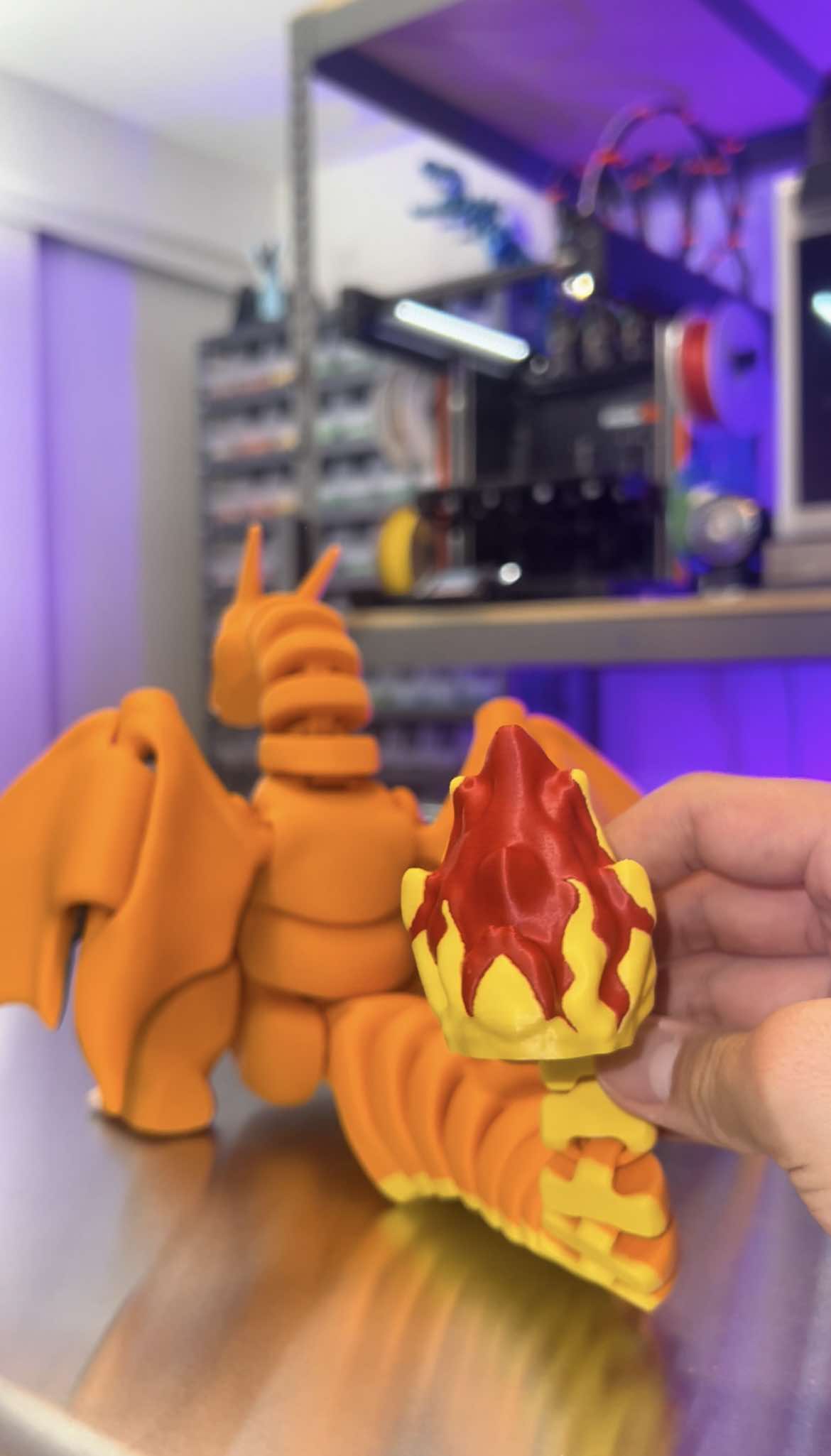 Flexi Charizard Figurine