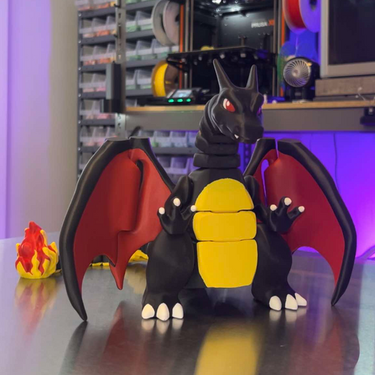 Flexi Shiny Charizard Figurine