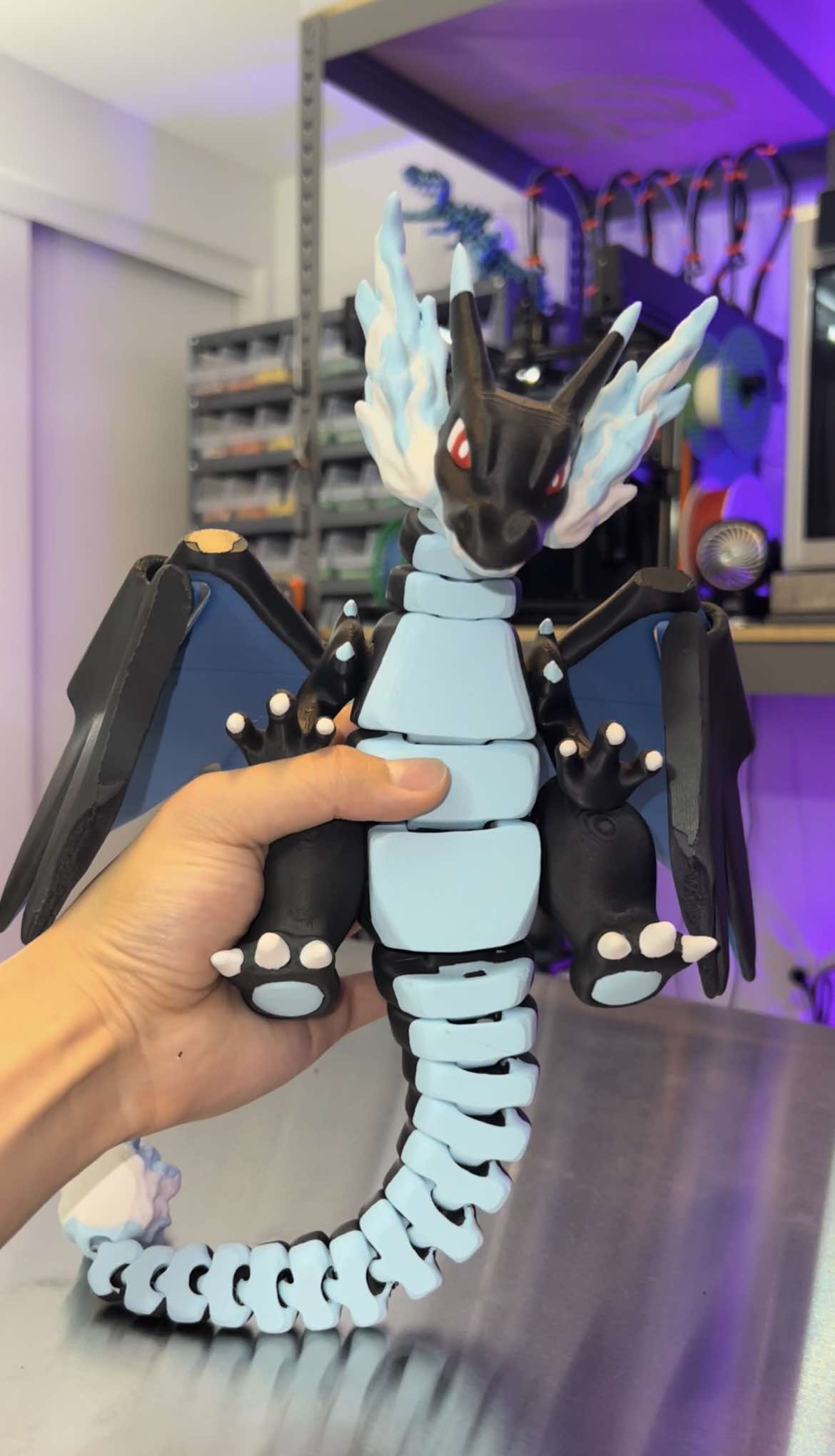 Flexi Mega Charizard X Figurine