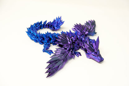 Winged Crystal Dragon - Articulating Flexi, Cinderwing3D