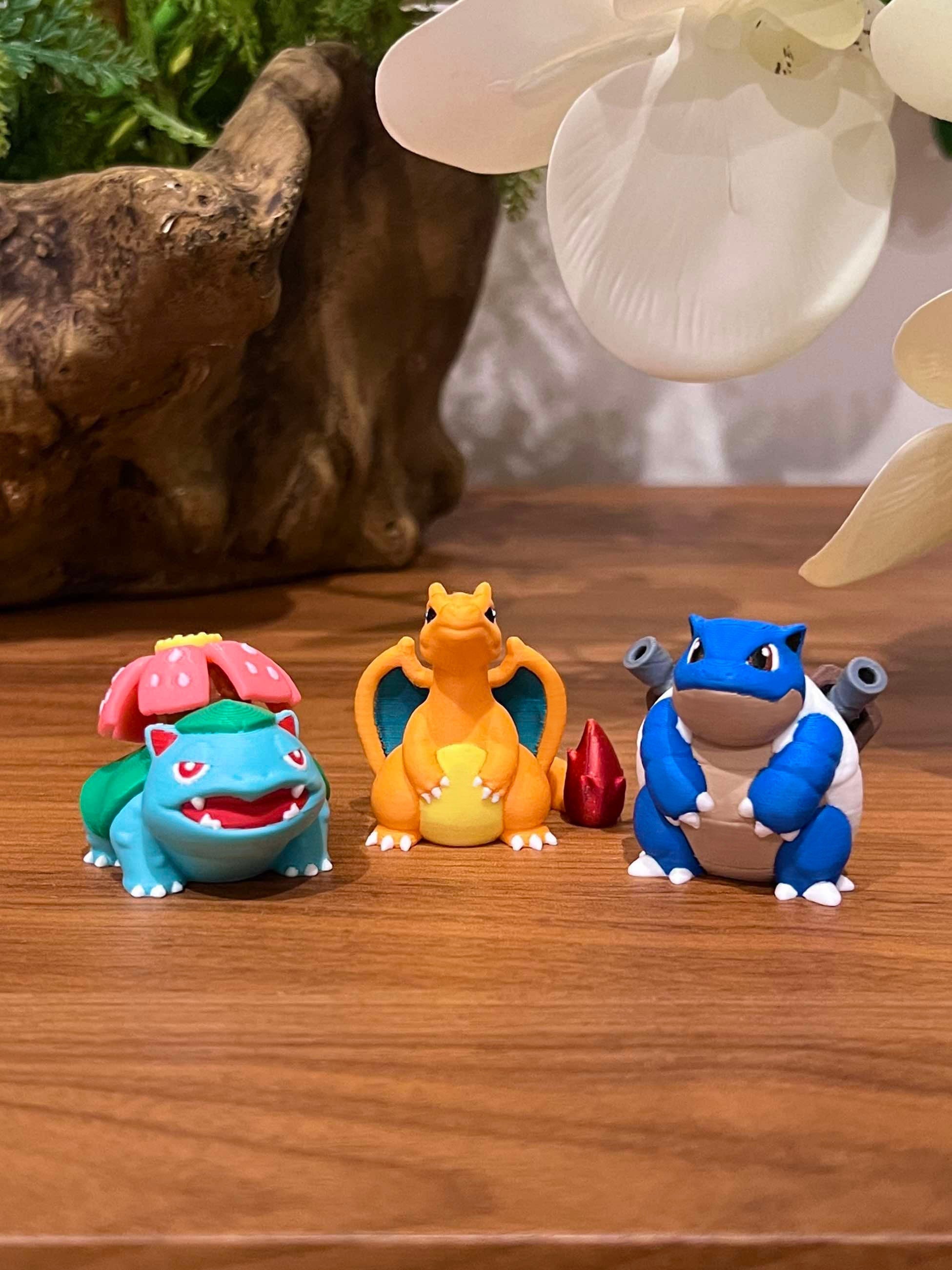 Pokemon Venusaur, Charizard and 2024 blastoise