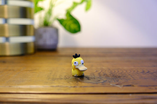 Derpy Psyduck Figurine - Silly Psyduck Figurine